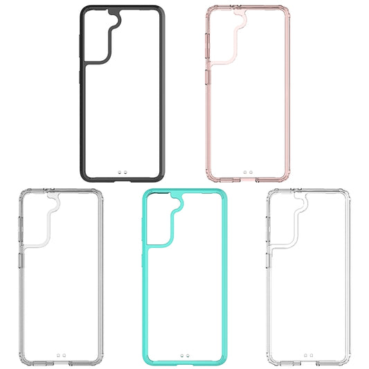 For Samsung Galaxy S21 5G Shockproof Scratchproof TPU + Acrylic Protective Case(Transparent) by buy2fix