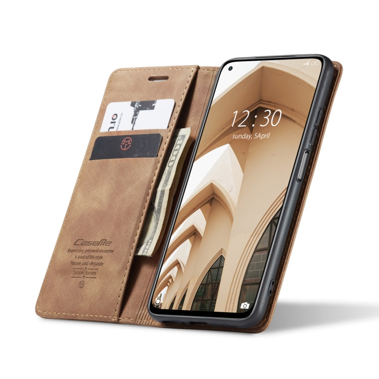For Xiaomi Mi 10T 5G / 10T Pro 5G CaseMe-013 Multifunctional Retro Frosted Horizontal Flip Leather Case with Card Slot & Holder & Wallet(Brown) - Xiaomi Cases by CaseMe | Online Shopping UK | buy2fix