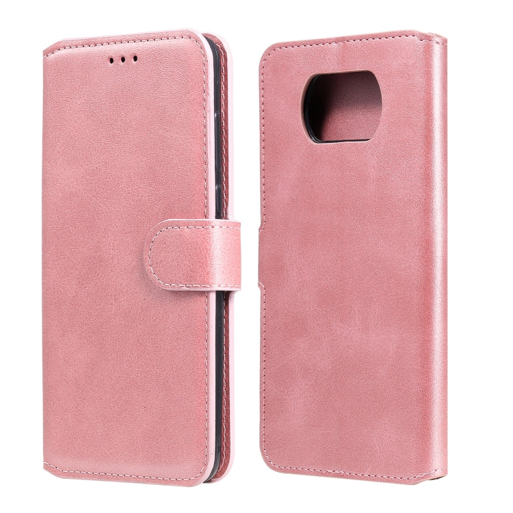 For Xiaomi Poco X3 NFC Classic Calf Texture PU + TPU Horizontal Flip Leather Case, with Holder & Card Slots & Wallet(Rose Gold) - Xiaomi Cases by buy2fix | Online Shopping UK | buy2fix