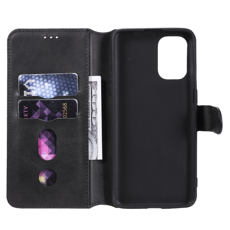 For OnePlus 8T Classic Calf Texture PU + TPU Horizontal Flip Leather Case, with Holder & Card Slots & Wallet(Black) - OnePlus Cases by buy2fix | Online Shopping UK | buy2fix