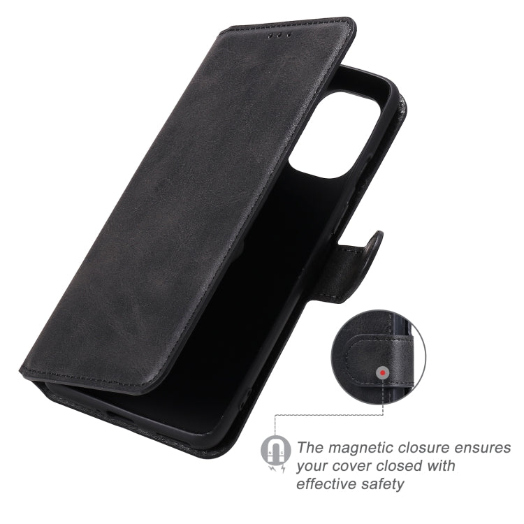 For OnePlus 8T Classic Calf Texture PU + TPU Horizontal Flip Leather Case, with Holder & Card Slots & Wallet(Black) - OnePlus Cases by buy2fix | Online Shopping UK | buy2fix