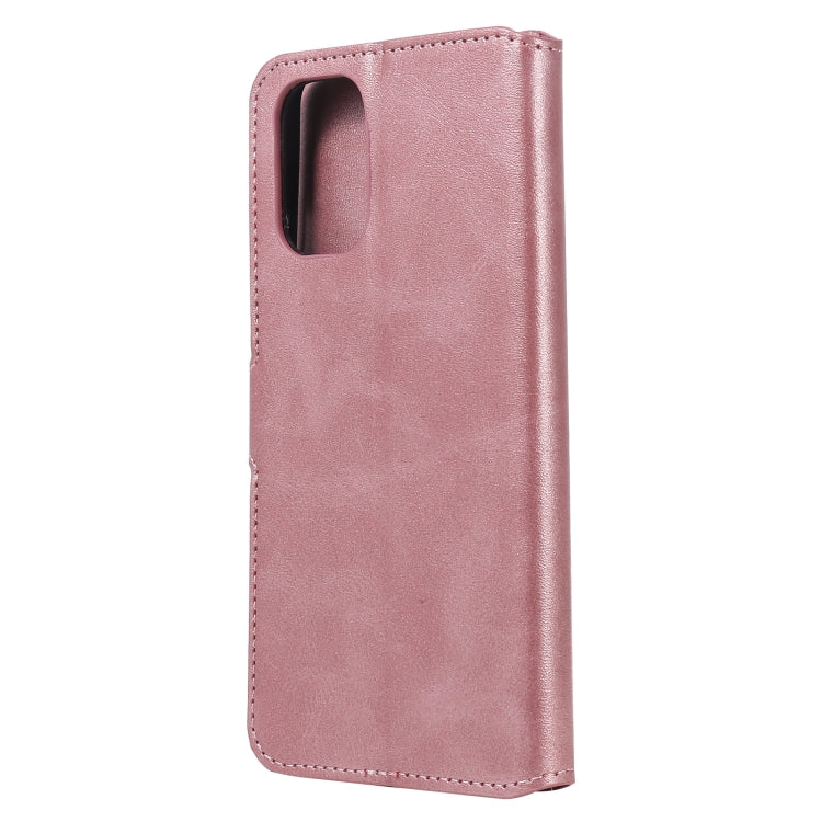 For OnePlus 8T Classic Calf Texture PU + TPU Horizontal Flip Leather Case, with Holder & Card Slots & Wallet(Rose Gold) - OnePlus Cases by buy2fix | Online Shopping UK | buy2fix