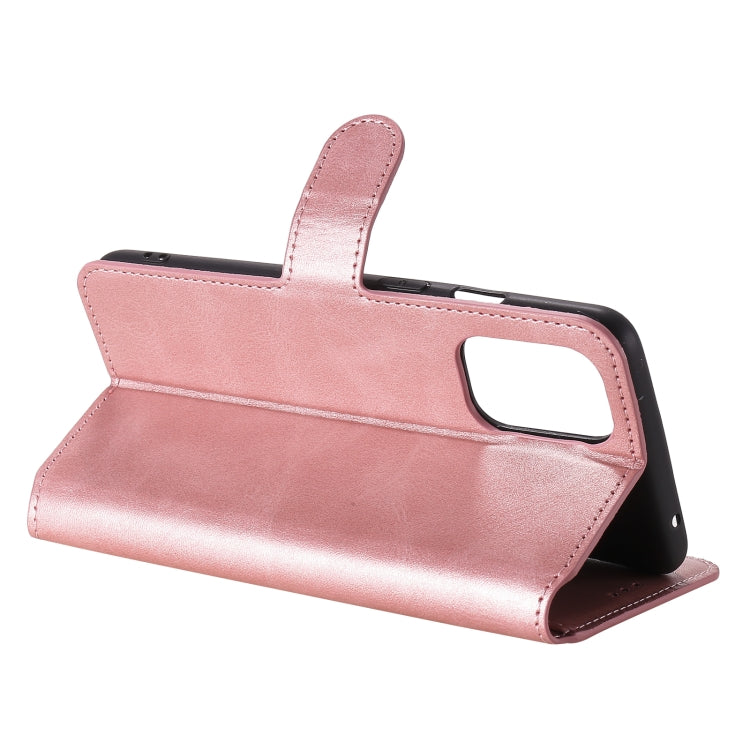 For OnePlus 8T Classic Calf Texture PU + TPU Horizontal Flip Leather Case, with Holder & Card Slots & Wallet(Rose Gold) - OnePlus Cases by buy2fix | Online Shopping UK | buy2fix