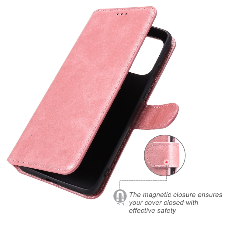 For OnePlus 8T Classic Calf Texture PU + TPU Horizontal Flip Leather Case, with Holder & Card Slots & Wallet(Rose Gold) - OnePlus Cases by buy2fix | Online Shopping UK | buy2fix