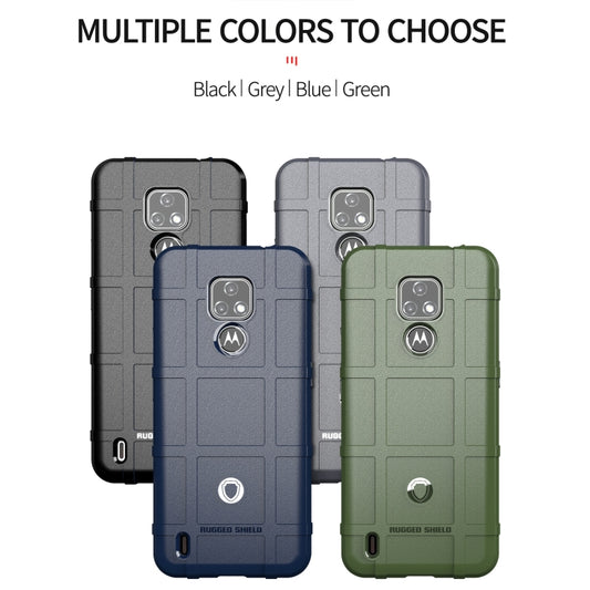 For Motorola Moto E7 2020 Full Coverage Shockproof TPU Case(Black) by buy2fix