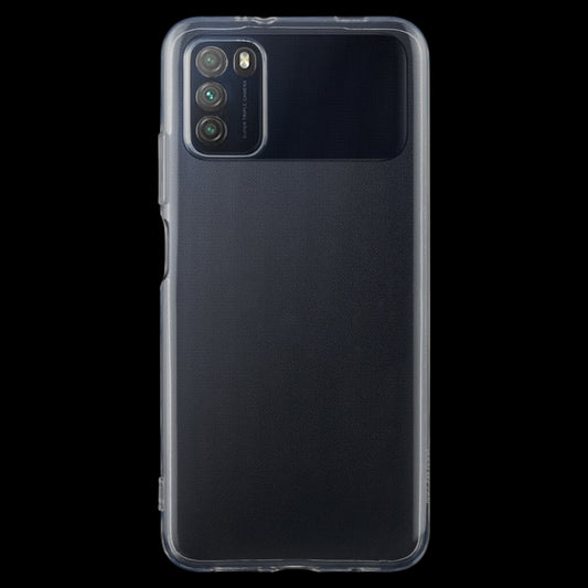 For Xiaomi Poco M3 0.75mm Ultra-thin Transparent TPU Soft Protective Case by buy2fix