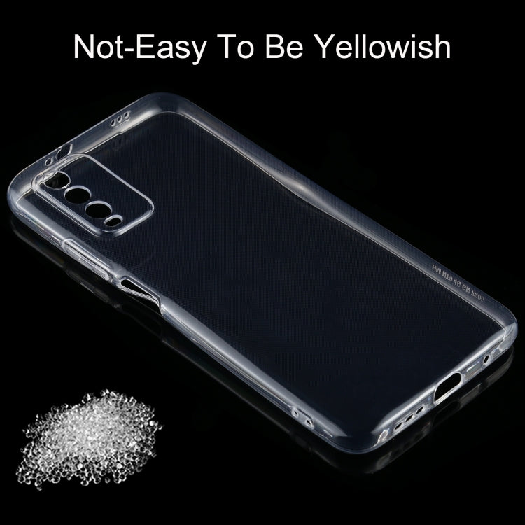 For Xiaomi Redmi Note 9 4G 0.75mm Ultra-thin Transparent TPU Soft Protective Case - Xiaomi Cases by buy2fix | Online Shopping UK | buy2fix