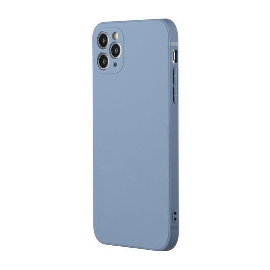 For iPhone 11 Pro Straight Edge Solid Color TPU Shockproof Case (Lavender Grey) by buy2fix