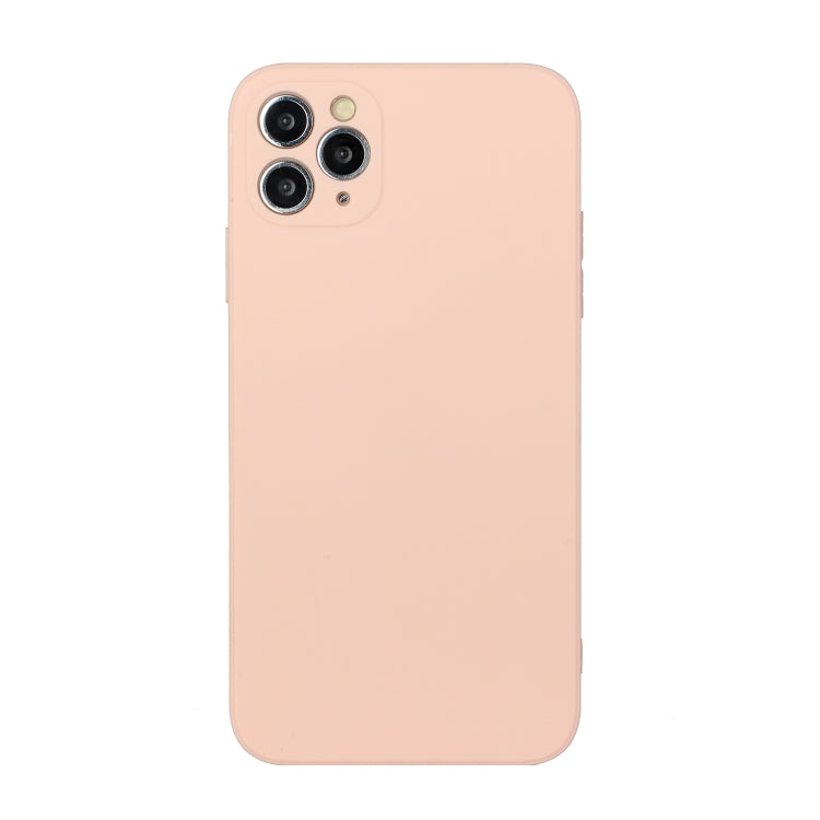 For iPhone 11 Pro Straight Edge Solid Color TPU Shockproof Case (Light Pink) - iPhone 11 Pro Cases by buy2fix | Online Shopping UK | buy2fix