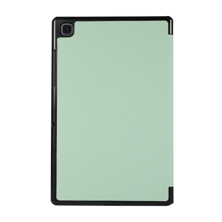 3-folding Skin Texture Horizontal Flip TPU + PU Leather Case with Holder For Samsung Galaxy Tab A7 10.4(2020) T500 / T505(Mint Green) - Other Galaxy Tab PC by buy2fix | Online Shopping UK | buy2fix