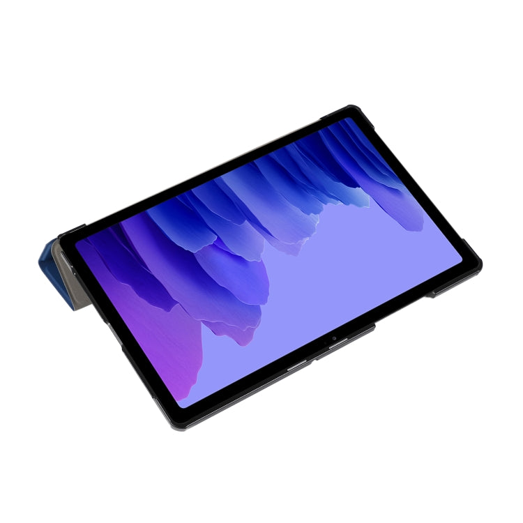 3-folding Skin Texture Horizontal Flip TPU + PU Leather Case with Holder For Samsung Galaxy Tab A7 10.4(2020) T500 / T505(Mint Green) - Other Galaxy Tab PC by buy2fix | Online Shopping UK | buy2fix