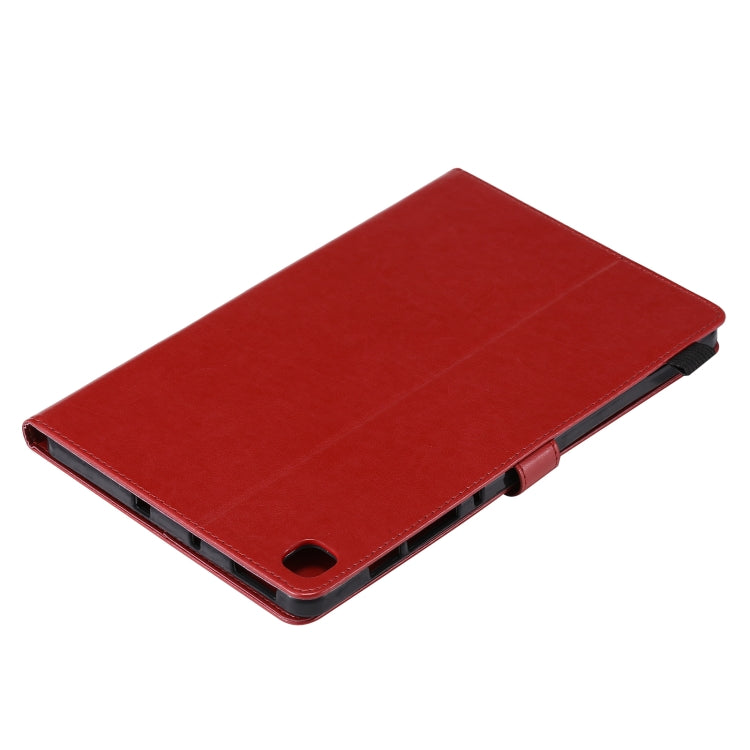 For Samsung Galaxy S6 Lite P610 Cat Bee Embossing Pattern Shockproof Table PC Protective Horizontal Flip Leather Case with Holder & Card Slots & Wallet & Pen Slot & Wake-up / Sleep Function(Red) - Tab S6 Lite P610 / P615 by buy2fix | Online Shopping UK | buy2fix