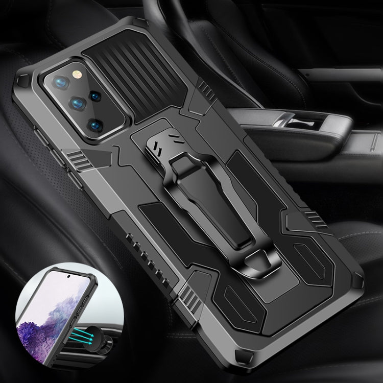 For vivo Y20 Machine Armor Warrior Shockproof PC + TPU Protective Case(Black) - vivo Cases by buy2fix | Online Shopping UK | buy2fix