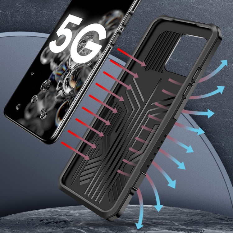 For Samsung Galaxy S21 Ultra 5G Machine Armor Warrior Shockproof PC + TPU Protective Case(Army Green) - Galaxy S21 Ultra 5G Cases by buy2fix | Online Shopping UK | buy2fix