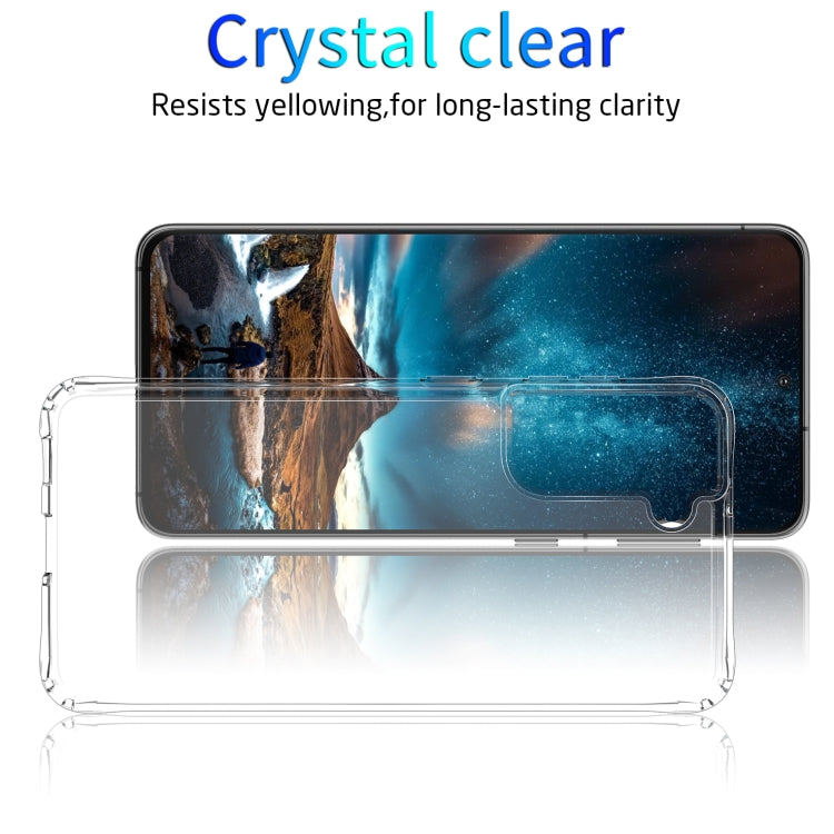 For Samsung Galaxy S21 Ultra 5G Shockproof Thickening Acrylic Protective Case(Transparent) - Galaxy S21 5G Cases by buy2fix | Online Shopping UK | buy2fix