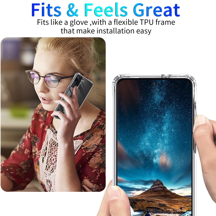 For Samsung Galaxy S21 Ultra 5G Shockproof Thickening Acrylic Protective Case(Transparent) - Galaxy S21 5G Cases by buy2fix | Online Shopping UK | buy2fix