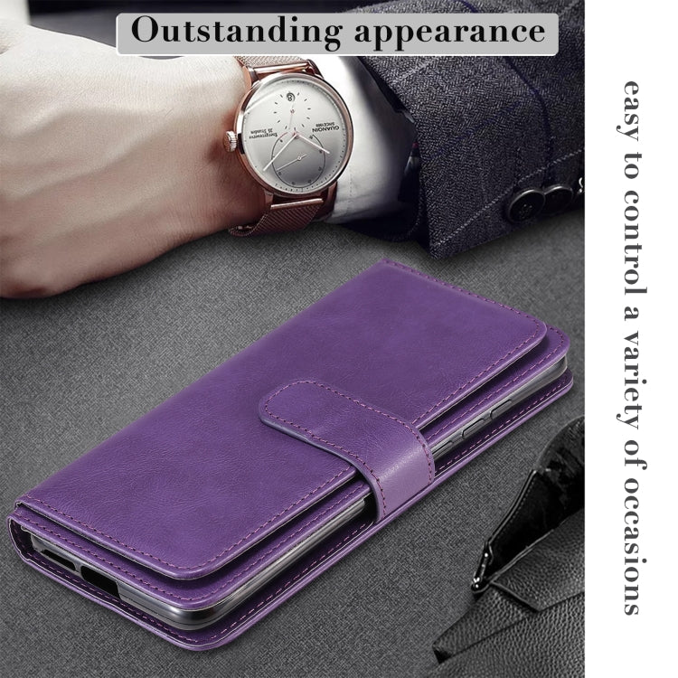 For Xiaomi Mi 10 Ultra Multifunctional Magnetic Copper Buckle Horizontal Flip Leather Case with Bracket & 10 Card Slots & Wallet & Photo Frame(Dark Blue) - Xiaomi Cases by buy2fix | Online Shopping UK | buy2fix