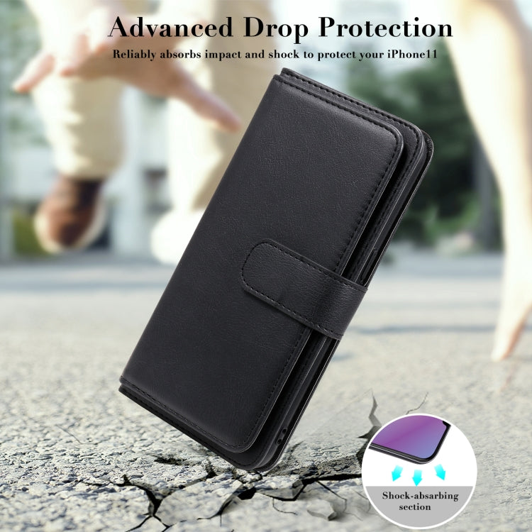 For OPPO A5 / A3s Multifunctional Magnetic Copper Buckle Horizontal Flip Solid Color Leather Case with 10 Card Slots & Wallet & Holder & Photo Frame(Rose Gold) - OPPO Cases by buy2fix | Online Shopping UK | buy2fix