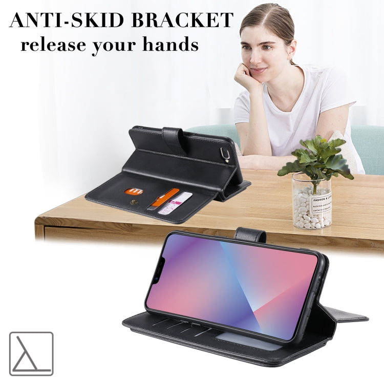 For OPPO A5 / A3s Multifunctional Magnetic Copper Buckle Horizontal Flip Solid Color Leather Case with 10 Card Slots & Wallet & Holder & Photo Frame(Rose Gold) - OPPO Cases by buy2fix | Online Shopping UK | buy2fix