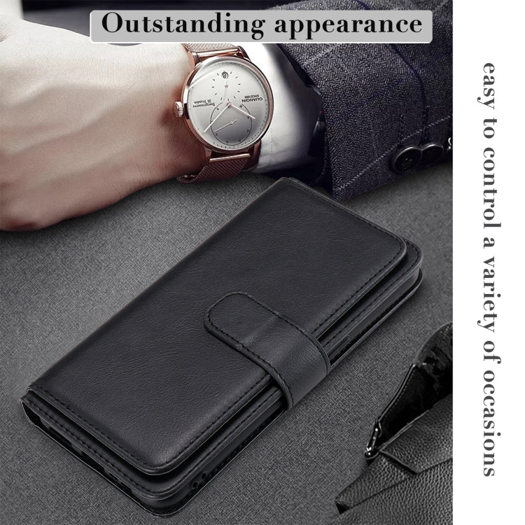 For OPPO A5 / A3s Multifunctional Magnetic Copper Buckle Horizontal Flip Solid Color Leather Case with 10 Card Slots & Wallet & Holder & Photo Frame(Rose Gold) - OPPO Cases by buy2fix | Online Shopping UK | buy2fix