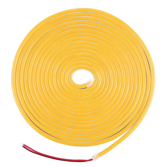 CJ-1206 12V 6A 5m IP65 Waterproof Silicone Neon LED Strip Light(Yellow) by buy2fix