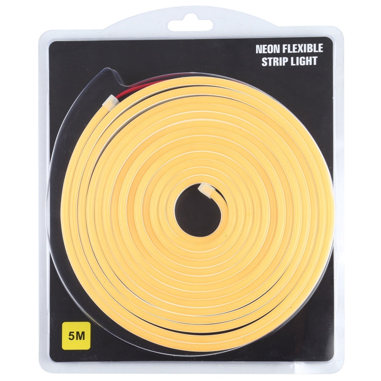 CJ-1206 12V 6A 5m IP65 Waterproof Silicone Neon LED Strip Light(Yellow) - Epoxy Waterproof Light by buy2fix | Online Shopping UK | buy2fix