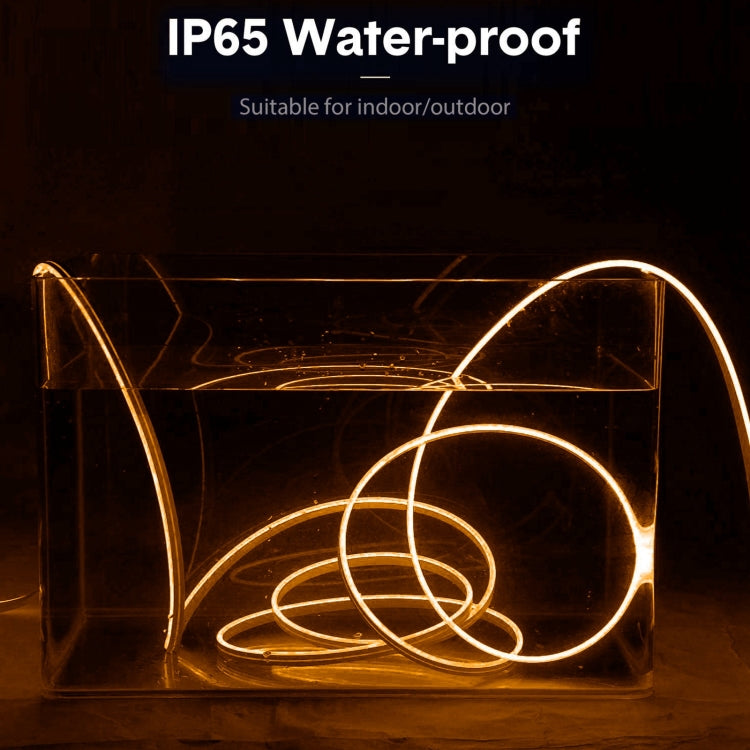 CJ-1206 12V 6A 5m IP65 Waterproof Silicone Neon LED Strip Light(Yellow) - Epoxy Waterproof Light by buy2fix | Online Shopping UK | buy2fix