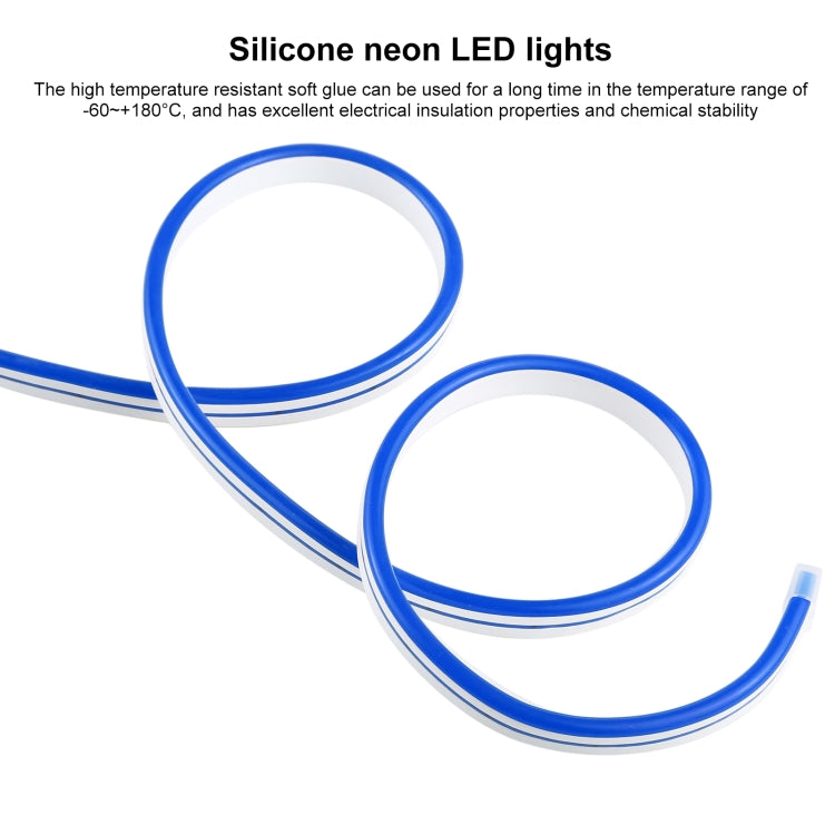 CJ-1206 12V 6A 5m IP65 Waterproof Silicone Neon LED Strip Light(Blue) - Epoxy Waterproof Light by buy2fix | Online Shopping UK | buy2fix