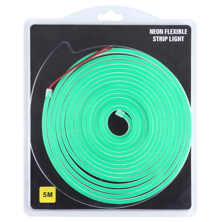 CJ-1206 12V 6A 5m IP65 Waterproof Silicone Neon LED Strip Light(Green) - Epoxy Waterproof Light by buy2fix | Online Shopping UK | buy2fix