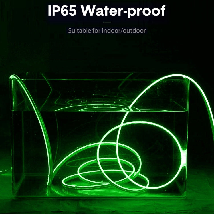 CJ-1206 12V 6A 5m IP65 Waterproof Silicone Neon LED Strip Light(Green) - Epoxy Waterproof Light by buy2fix | Online Shopping UK | buy2fix