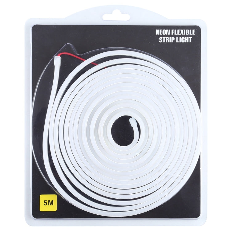 CJ-1206 12V 6A 5m IP65 Waterproof Silicone Neon LED Strip Light(White) - Epoxy Waterproof Light by buy2fix | Online Shopping UK | buy2fix