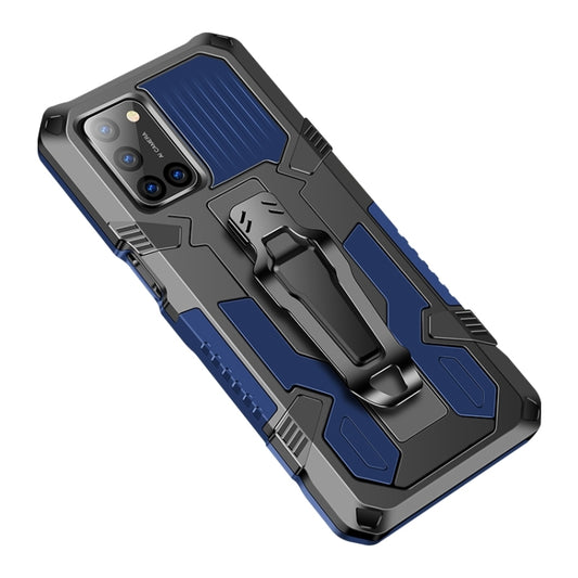 For Xiaomi Redmi 9 Armor Warrior Shockproof PC + TPU Protective Case(Blue) by buy2fix