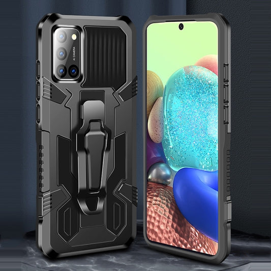For Xiaomi Redmi 9A Armor Warrior Shockproof PC + TPU Protective Case(Blue) by buy2fix