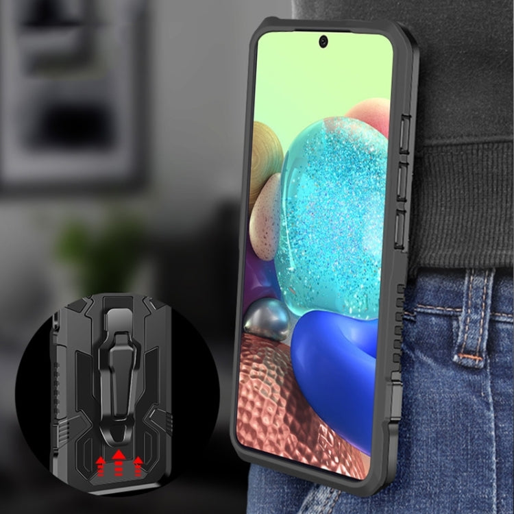 For Xiaomi Redmi 9A Armor Warrior Shockproof PC + TPU Protective Case(Blue) - Xiaomi Cases by buy2fix | Online Shopping UK | buy2fix