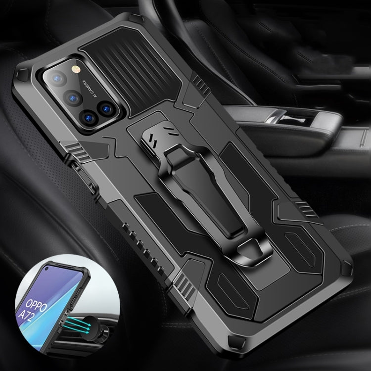 For Xiaomi Redmi Note 8 Pro Armor Warrior Shockproof PC + TPU Protective Case(Coffee) - Xiaomi Cases by buy2fix | Online Shopping UK | buy2fix