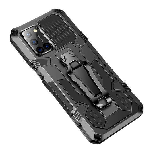 For Xiaomi Redmi Note 8 Pro Armor Warrior Shockproof PC + TPU Protective Case(Black) by buy2fix