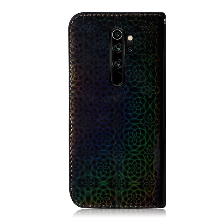For Xiaomi Redmi Note 8 Pro Solid Color Colorful Magnetic Buckle Horizontal Flip PU Leather Case with Holder & Card Slots & Wallet & Lanyard(Black) - Xiaomi Cases by buy2fix | Online Shopping UK | buy2fix