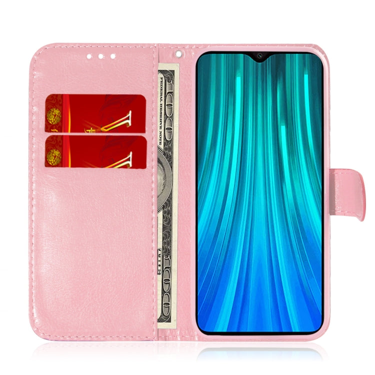 For Xiaomi Redmi Note 8 Pro Solid Color Colorful Magnetic Buckle Horizontal Flip PU Leather Case with Holder & Card Slots & Wallet & Lanyard(Pink) - Xiaomi Cases by buy2fix | Online Shopping UK | buy2fix