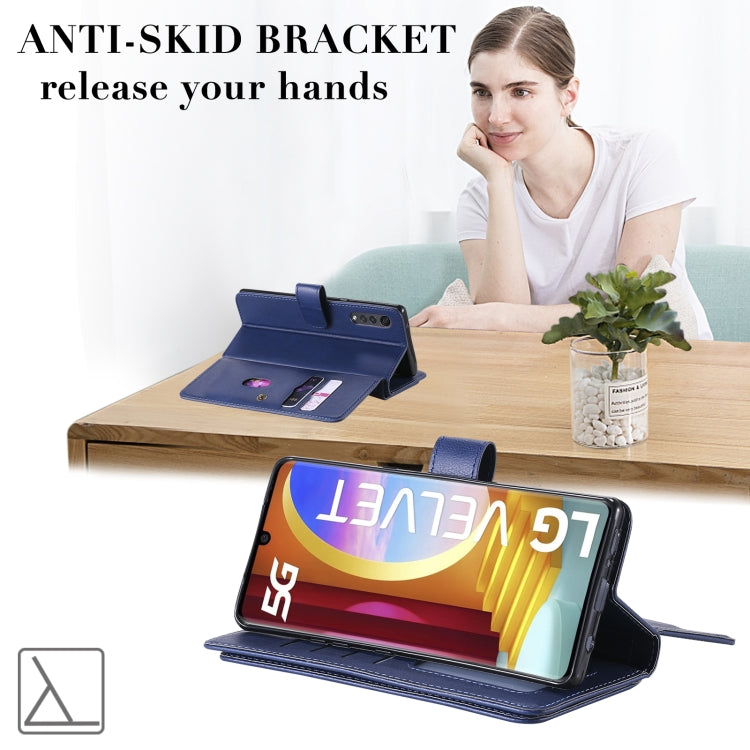 For LG Velvet / G9 Multifunctional Magnetic Copper Buckle Horizontal Flip Solid Color Leather Case with 10 Card Slots & Wallet & Holder & Photo Frame(Rose Gold) - LG Cases by buy2fix | Online Shopping UK | buy2fix