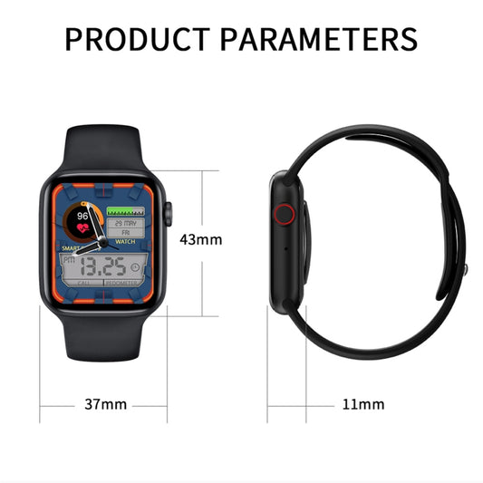 DW35 1.75 inch Full Screen IP67 Waterproof Smart Watch, Support Sleep Monitor / Heart Rate Monitor / Bluetooth Call(Pink) by buy2fix