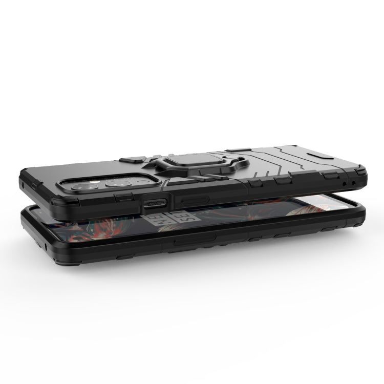 For OnePlus 9 PC + TPU Shockproof Protective Case with Magnetic Ring Holder(Red) - OnePlus Cases by buy2fix | Online Shopping UK | buy2fix