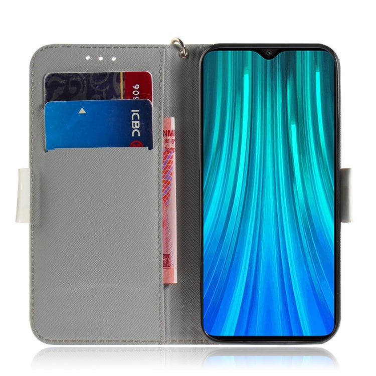 For Xiaomi Redmi Note 8 Pro 3D Colored Drawing Horizontal Flip Leather Case with Holder & Card Slot & Wallet & Lanyard(Watercolor Flower) - Xiaomi Cases by buy2fix | Online Shopping UK | buy2fix