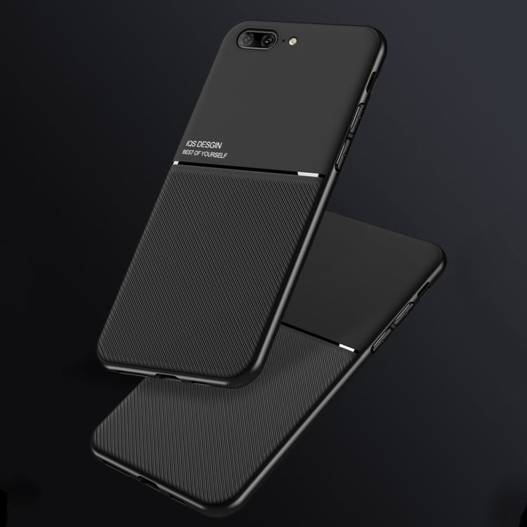 Classic Tilt Strip Grain Magnetic Shockproof PC + TPU Case For iPhone 8 Plus / 7 Plus(Green) - More iPhone Cases by buy2fix | Online Shopping UK | buy2fix