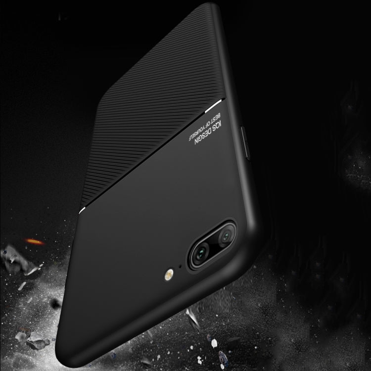 Classic Tilt Strip Grain Magnetic Shockproof PC + TPU Case For iPhone 8 Plus / 7 Plus(Green) - More iPhone Cases by buy2fix | Online Shopping UK | buy2fix