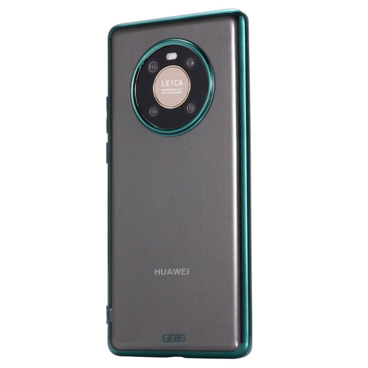 For Huawei Mate 40 Pro GEBEI Shockproof Plating PC Protective Case(Green) by GEBEI