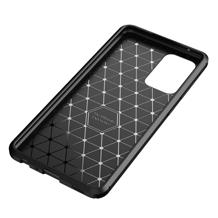For Samsung Galaxy A52 5G / 4G Carbon Fiber Texture Shockproof TPU Case(Black) - Galaxy Phone Cases by buy2fix | Online Shopping UK | buy2fix