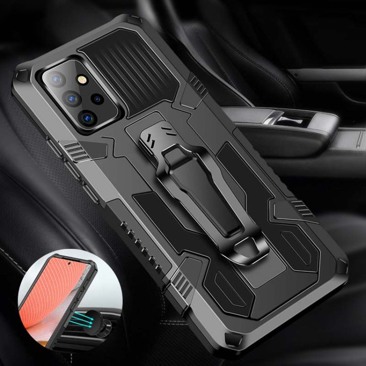 For Samsung Galaxy A12 Armor Warrior Shockproof PC + TPU Protective Case(Red) - Galaxy Phone Cases by buy2fix | Online Shopping UK | buy2fix