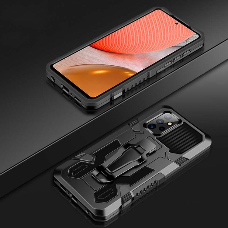 For Samsung Galaxy A12 Armor Warrior Shockproof PC + TPU Protective Case(Red) - Galaxy Phone Cases by buy2fix | Online Shopping UK | buy2fix