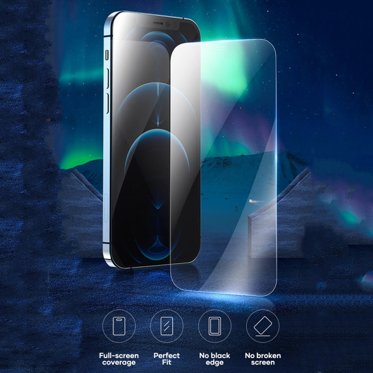 For iPhone 12 Pro Max ROCK Full Screen Borderless Tempered Glass Film - iPhone 12 Pro Max Tempered Glass by ROCK | Online Shopping UK | buy2fix