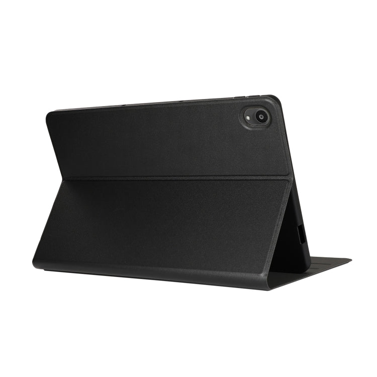 For Lenovo Tab P11 (TB-J606F) Voltage Craft Texture TPU Horizontal Flip Protective Case with Holder(Black) - Lenovo by buy2fix | Online Shopping UK | buy2fix